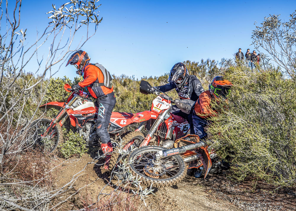 narrow trails at 2023 Tecate Enduro