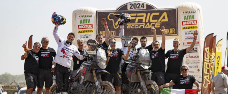 2024 Africa Eco Race winners podium