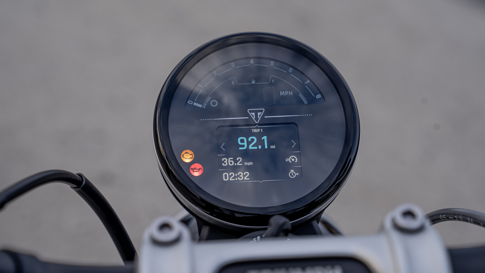 2024 Triumph Scrambler 1200 X dash