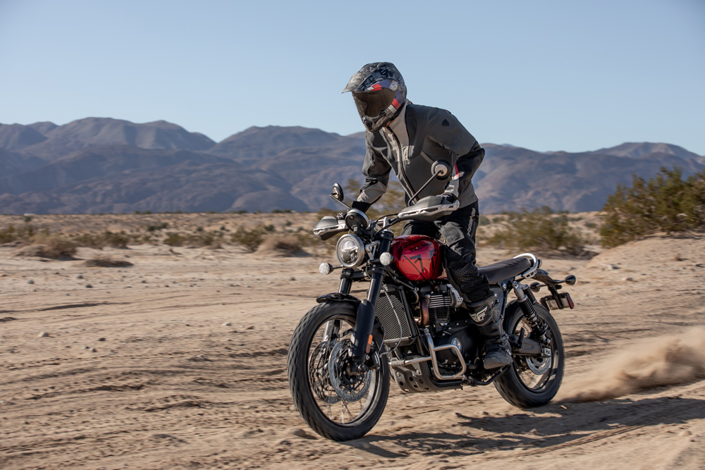 2024 Triumph Scrambler 1200 X off-roading