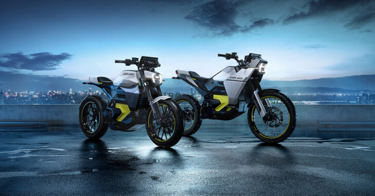 Can-Am/BRP Origin and Pulse e-Motorcycles