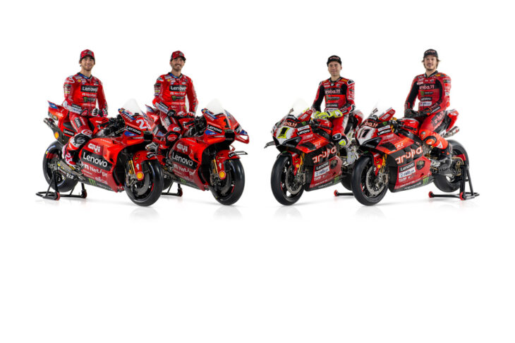 Ducati Launches MotoGP, WorldSBK Teams in Italy