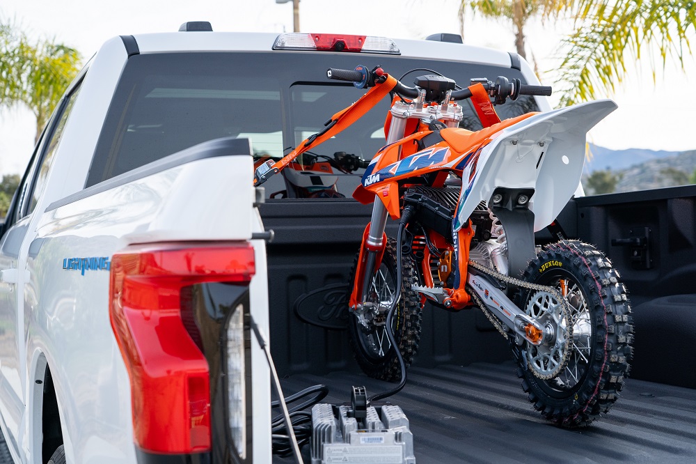 KTM North America Welcomes Ford F-150 Lightning as Supporting Partner of 2024 KTM Junior Supercross