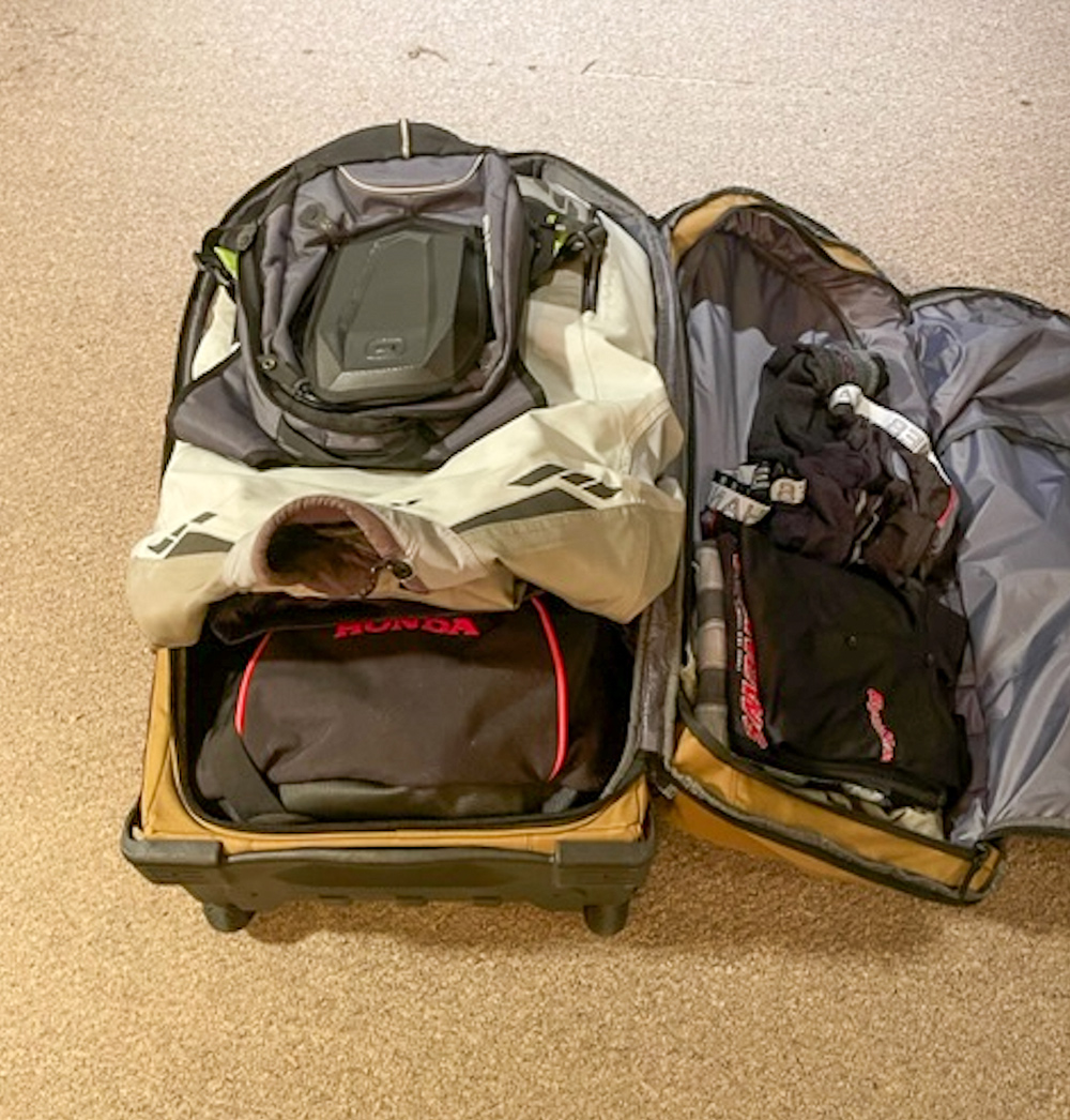 Ogio Rig 9800 Travel Bag packed