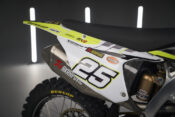 Triumph Racing racebike with Akrapovic exhaust