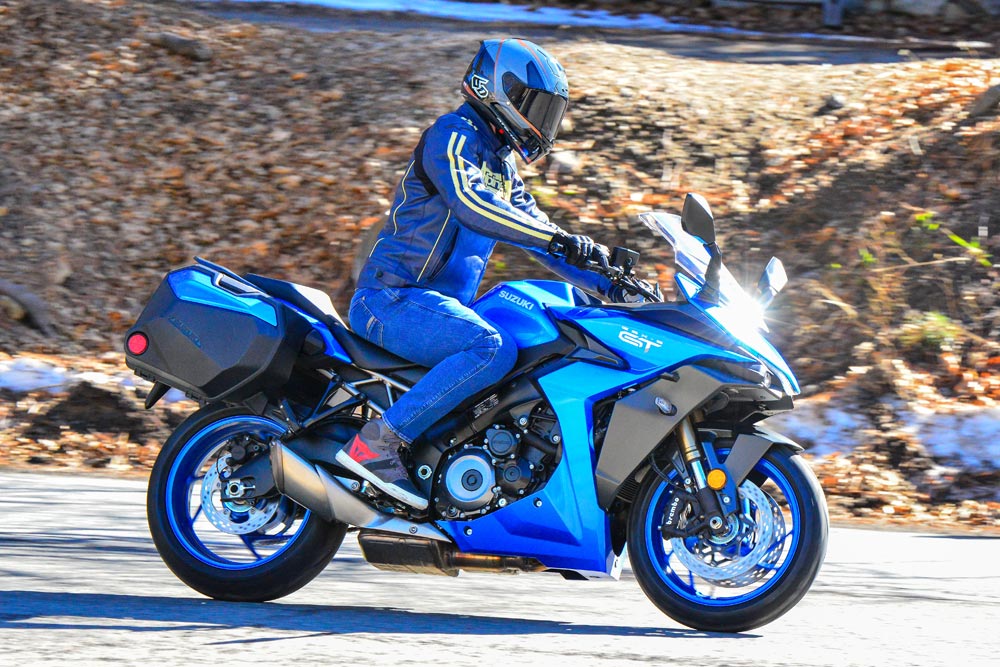 2023 Suzuki GSX-S1000GT+ action 2023 Suzuki GSX-S1000GT+ action