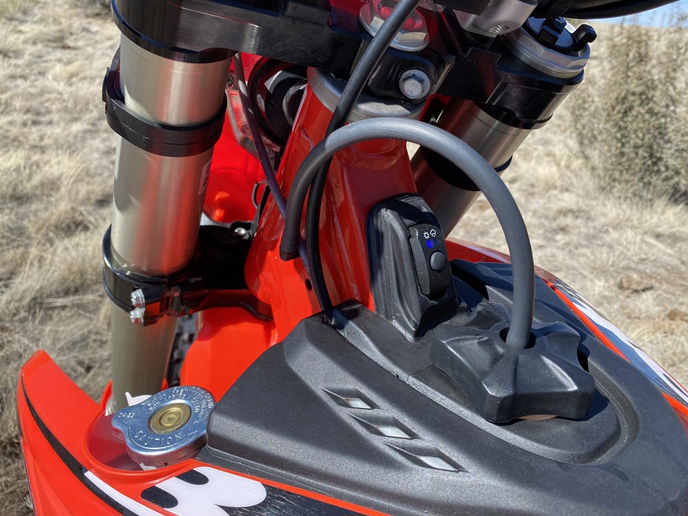 2024 Beta 250 RR cockpit