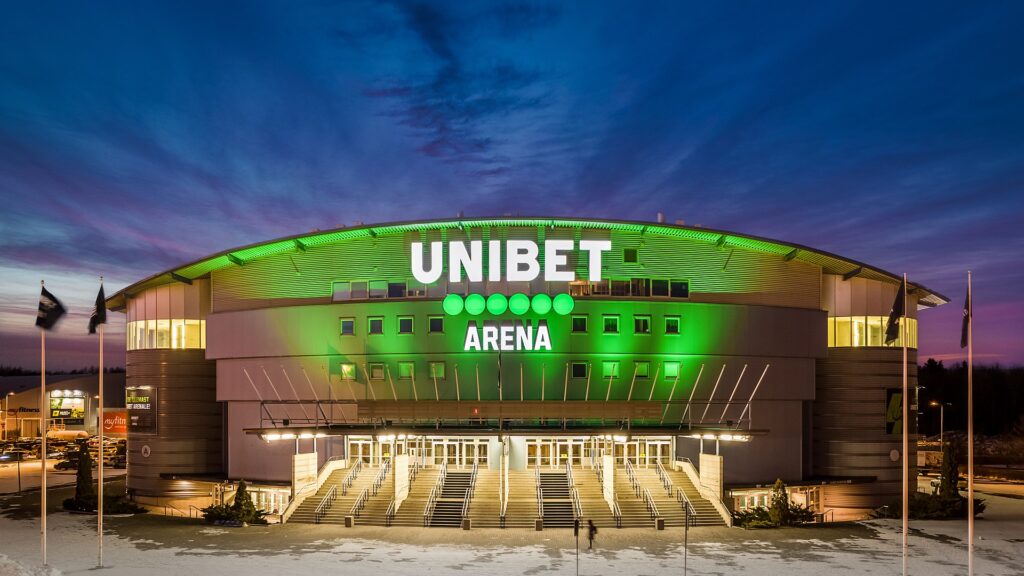 Unibet Arena in Tallinn, Estonia