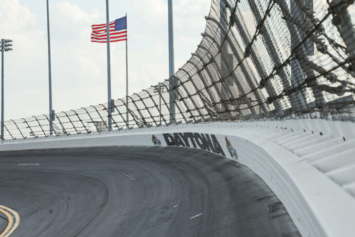 Daytona International Speedway banks