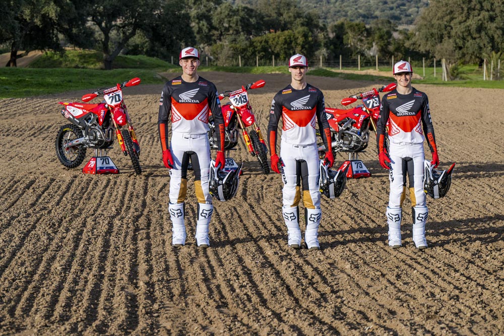 Team HRC 2024 FIM Motocross team