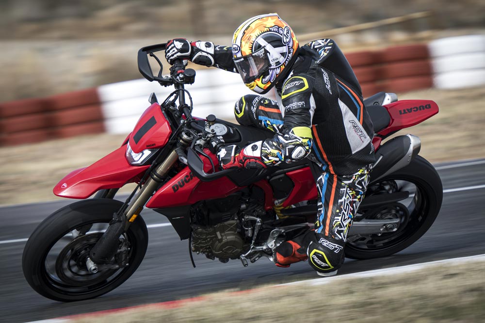 2024 Ducati Hypermotard 698 Mono on track