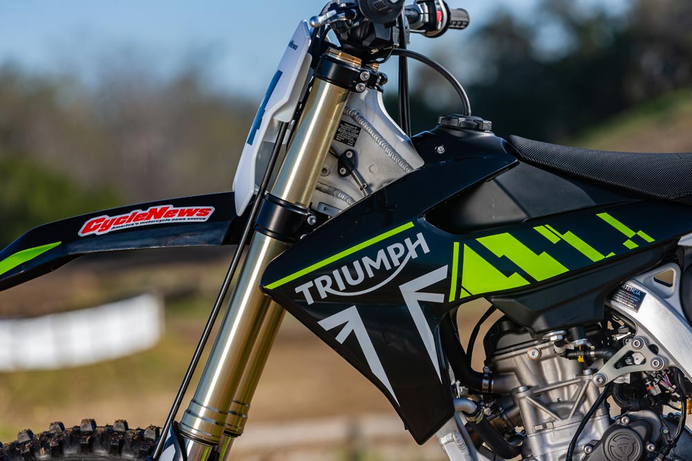 2024 Triumph TF 250-X KYB suspension