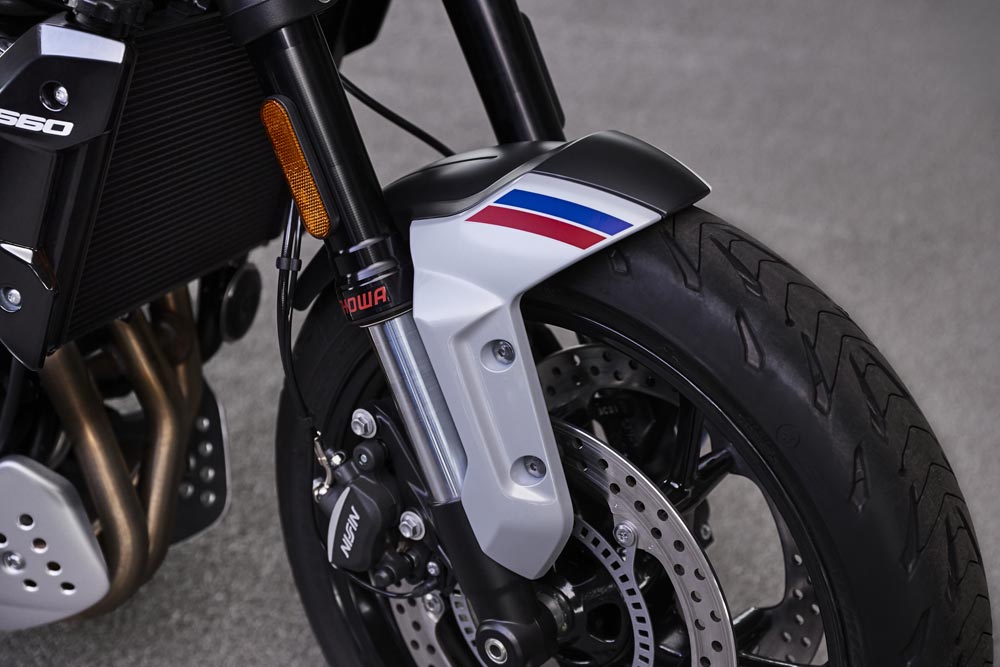 2025 Triumph Trident Triple Tribute Special Edition front wheel