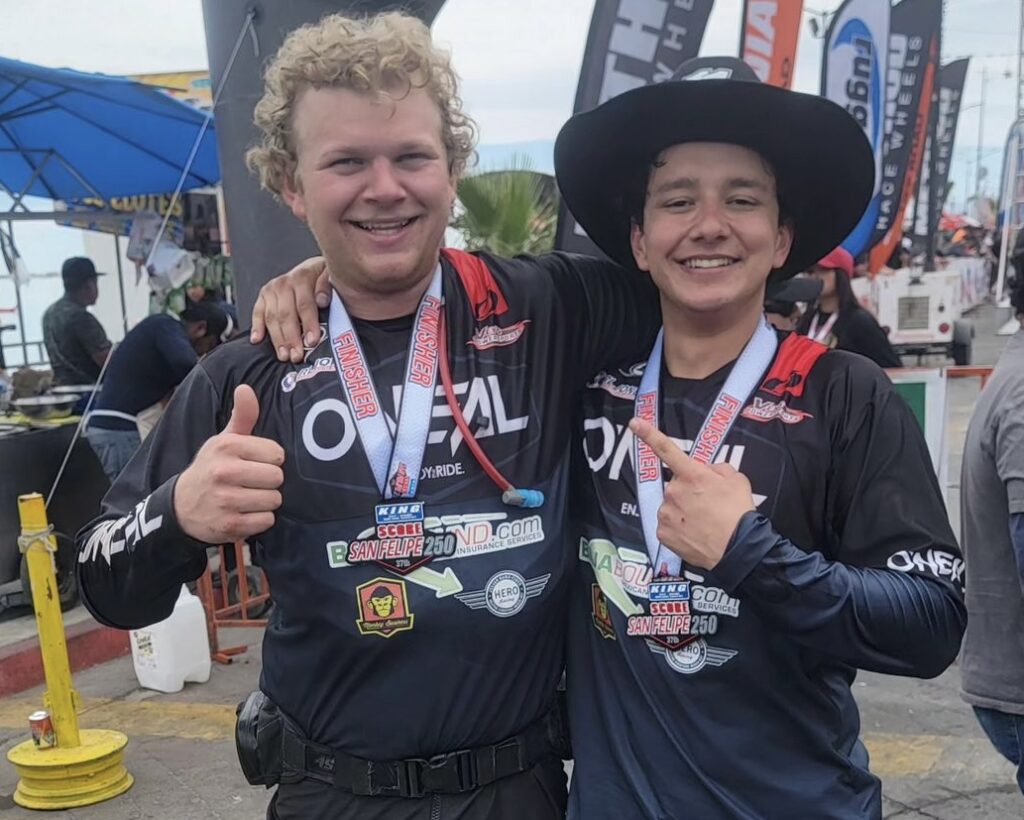 Carter Klein and Arturo Salas at 2024 San Felipe 250