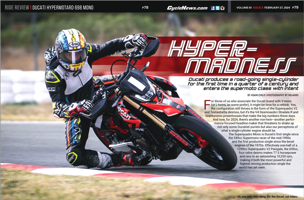 2024 Ducati Hypermotard 698 Mono Review 2024 Ducati Hypermotard 698 Mono Review