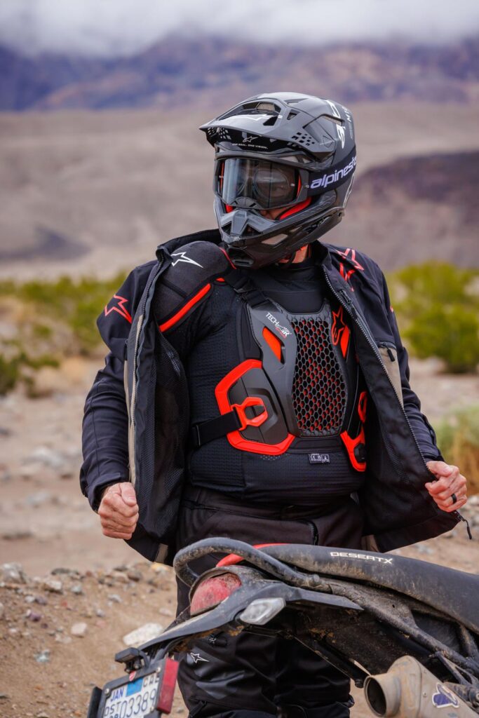 Keith Dowdle wearing Alpinestars Tech-Air Off-Road System