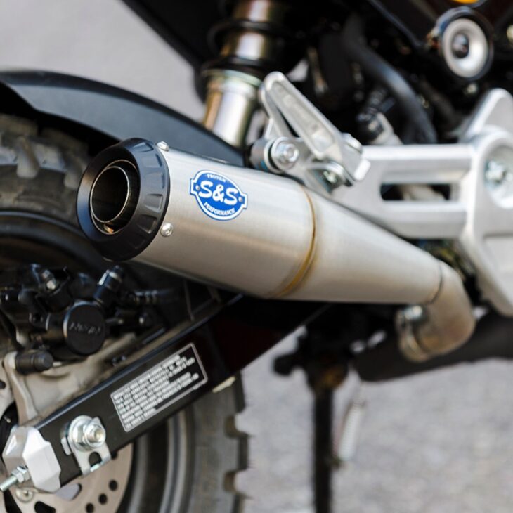 S&S Cycle Grom Grand National Slip-On Exhaust