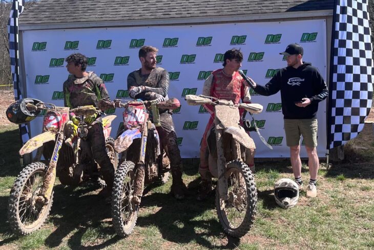 2024 AMA East Hare Scrambles Round 2 podium