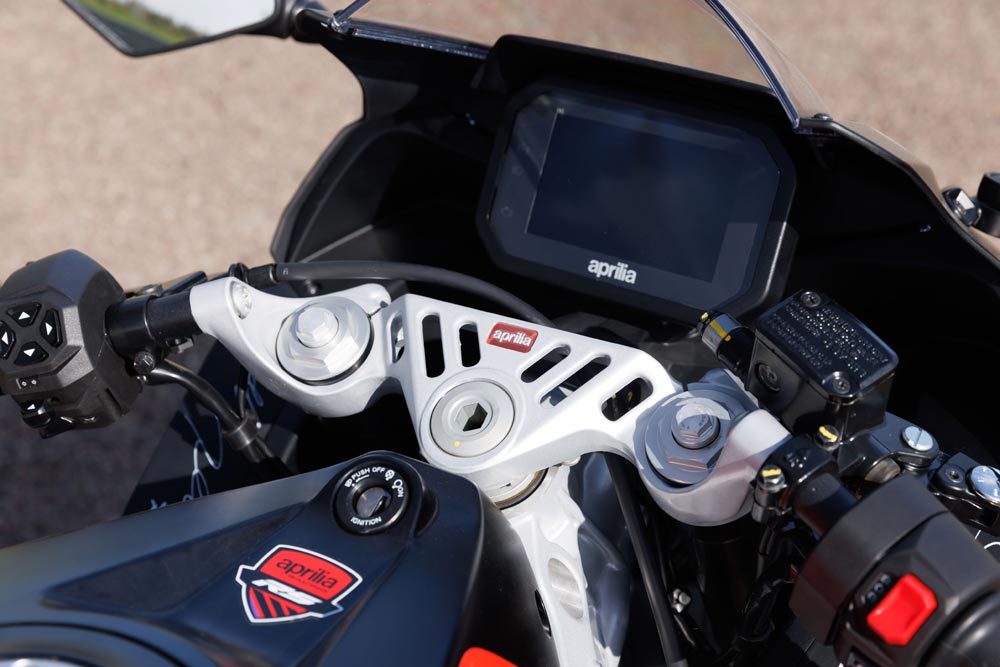2024 Aprilia RS 457 cockpit 2024 Aprilia RS 457 cockpit