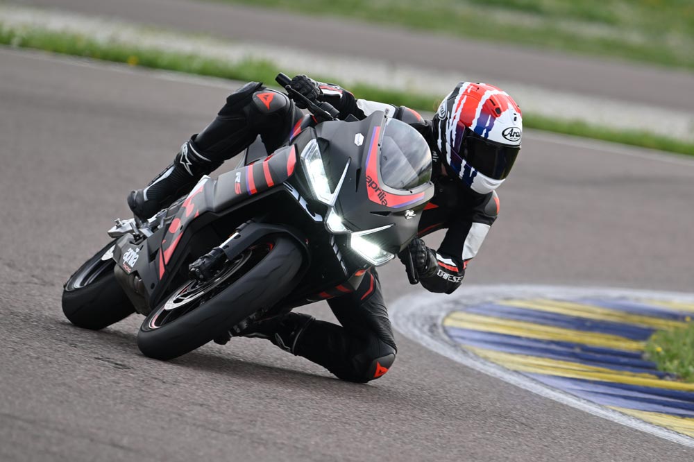 2024 Aprilia RS 457 on track 2024 Aprilia RS 457 on track