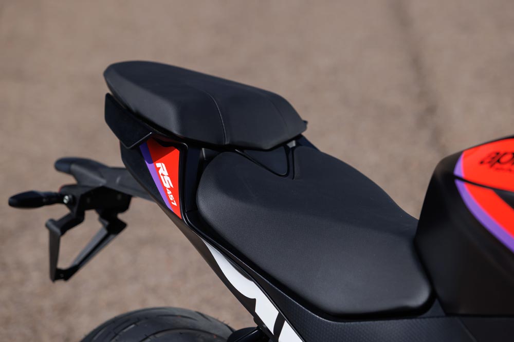 2024 Aprilia RS 457 seat 2024 Aprilia RS 457 seat