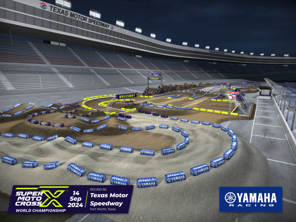 2024 SMX track rendering Texas motor Speedway