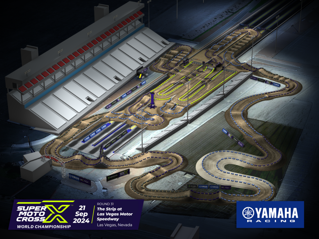 2024 SMX track rendering Las Vegas
