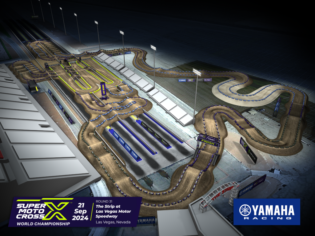 2024 SMX track rendering Las Vegas