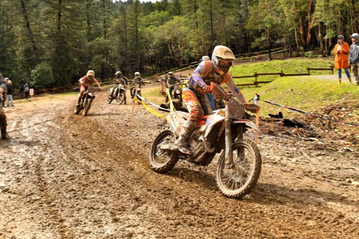Dante Oliveira and Mateo Oliveira at 2024 West Hare Scrambles Round 2