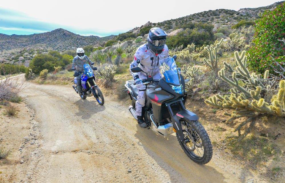 Honda Transalp XL750R & Yamaha Tenere 700 off-roading Honda Transalp XL750R & Yamaha Tenere 700 off-roading