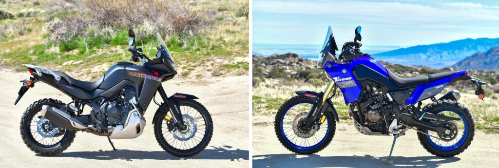 Honda Transalp XL750R & Yamaha Tenere 700 