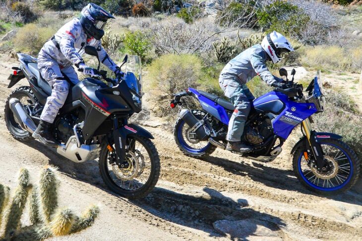 Cycle News Magazine Honda Transalp XL750R & Yamaha Tenere 700 comparison