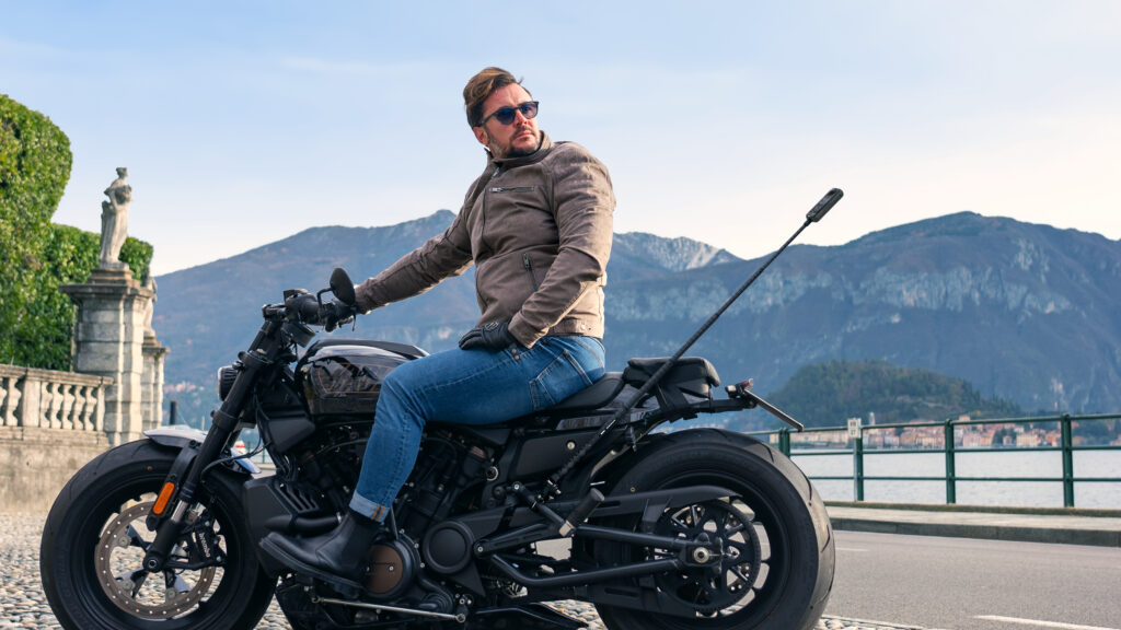 Insta360 X4 Action Camera on motorcycle