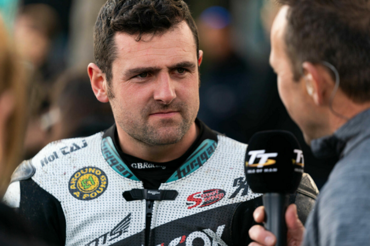 Isle of Man TT racer Michael Dunlop