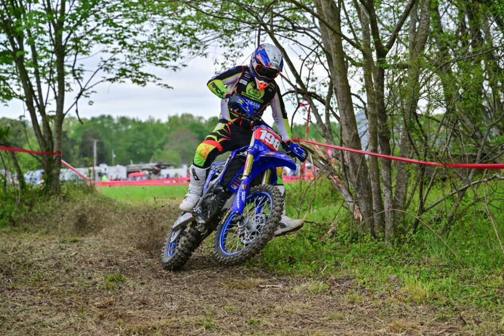 Liam Draper at 2024 Olde Mill Farm Sprint Enduro
