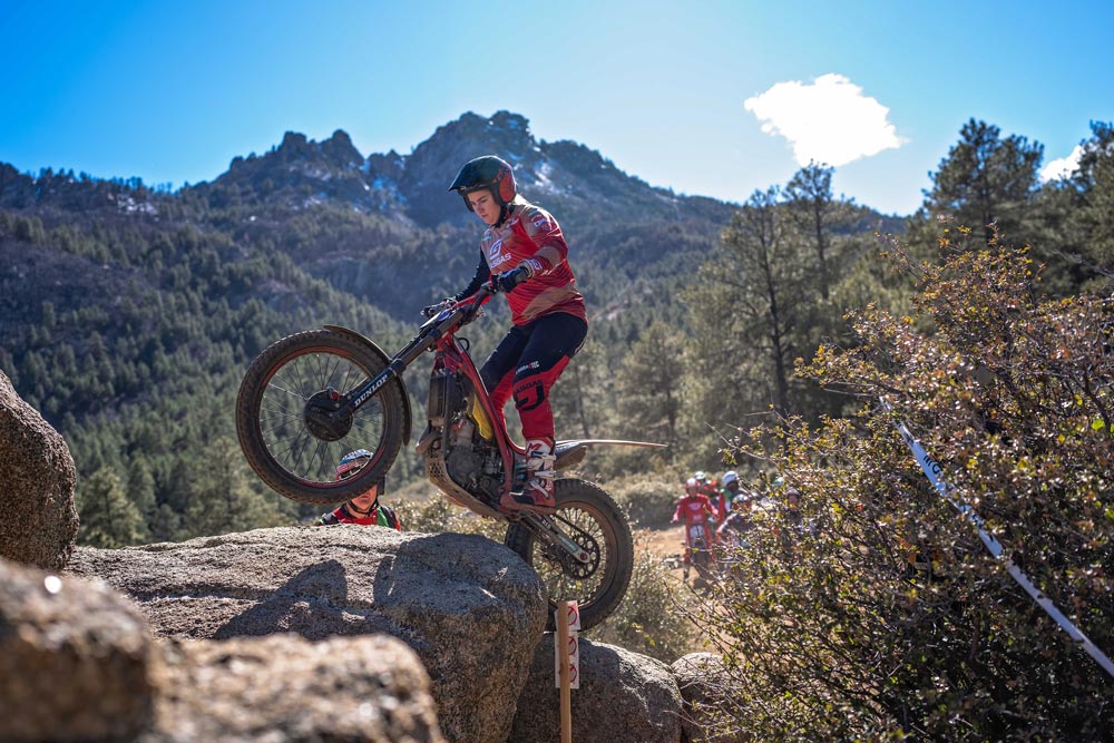 Maddie Hoover at 2024 AMA/NATC MotoTrials USA Round 1