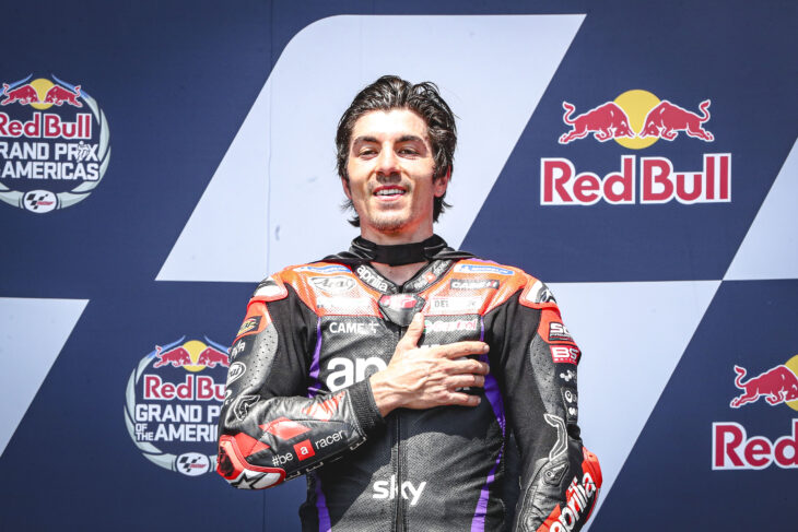 Maverick Vinales, MotoGP race, Grand Prix of the Americas, 14 April 2024