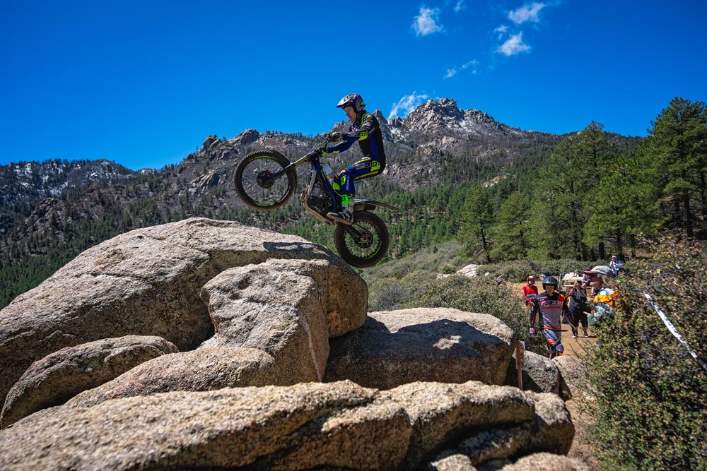 Pat Smage at 2024 AMA/NATC MotoTrials USA Round 1