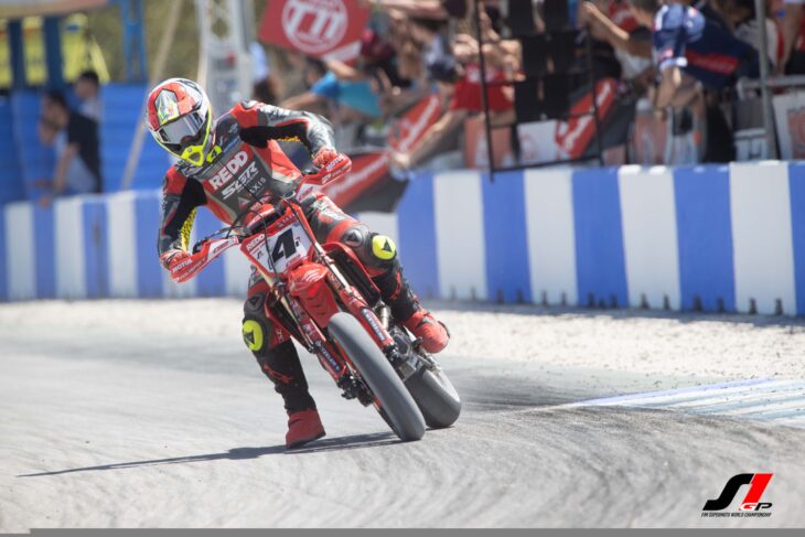 Thomas Chareyre at 2024 FIM Supermoto Round 1