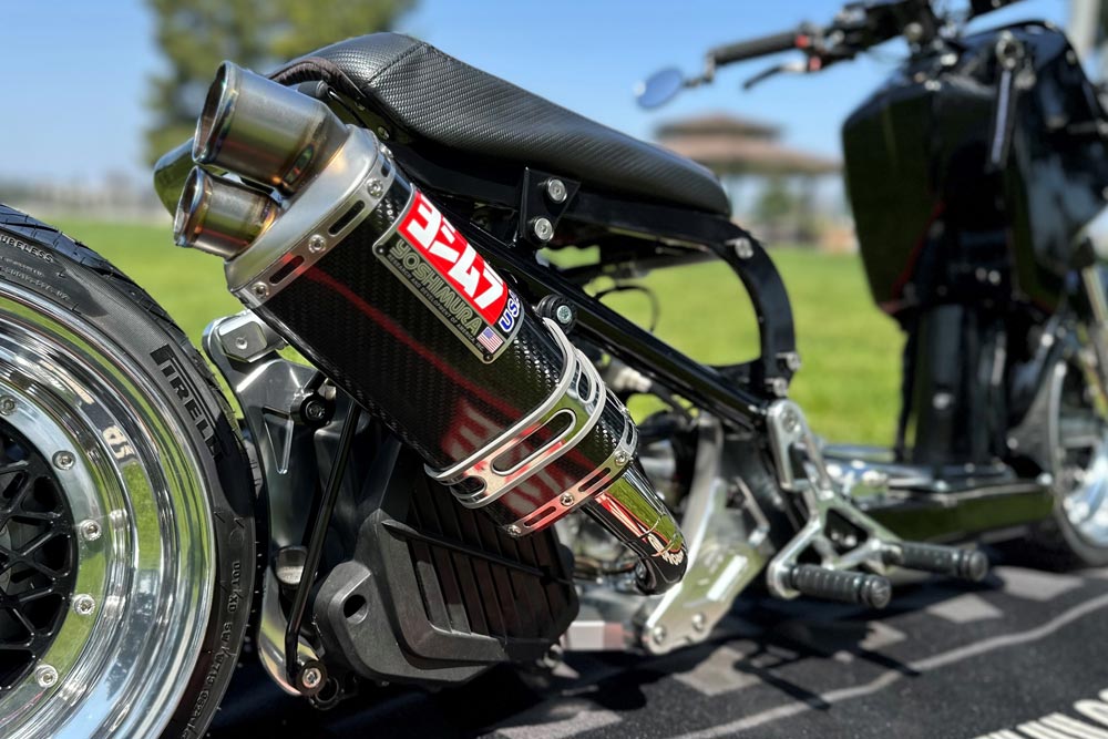 シグナスYoshimura Tri-Oval フルエキ YOSHIMURA : Slip-On Tri-Oval Cyclone 2 End EXPORT SPEC [110-509-5H90]