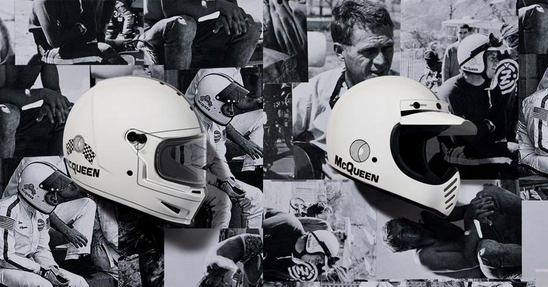 Bell Steve McQueen Moto-3 and Eliminator Helmets