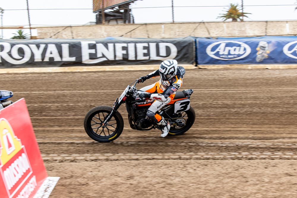 Briar Bauman at 2024 American Flat Track Ventura Short Track