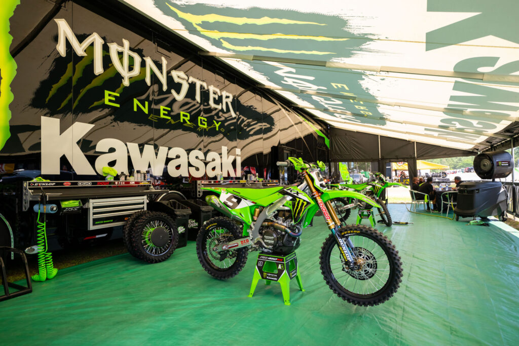 Cianciarulo's Kawasaki racebike