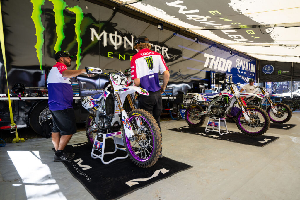 Monster Energy Yamaha Star Racing bike