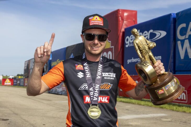 Gaige Herrera at Route 66 NHRA