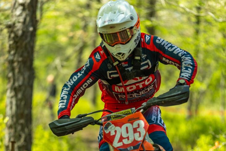 Hunter Bush at 2024 StumpJumper Hare Scrambles