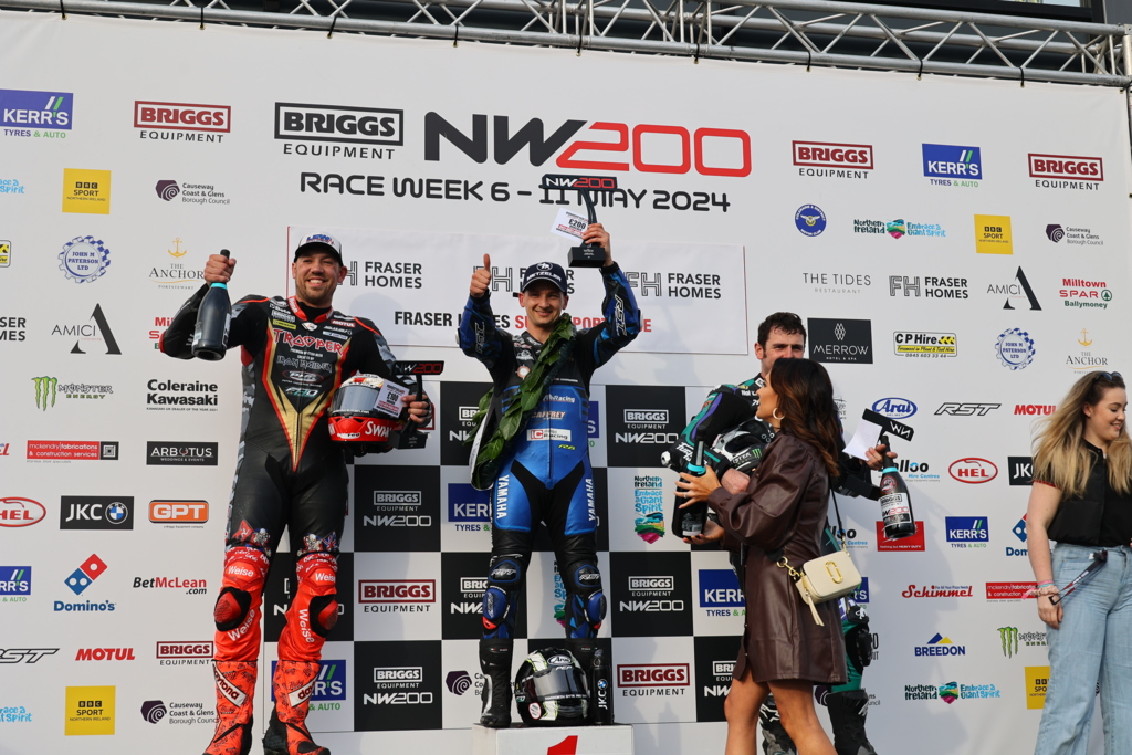 North West 200 podium