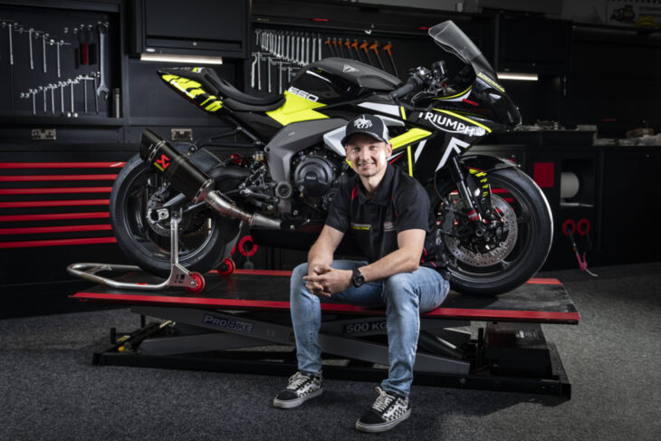 Richard Cooper will ride a Triumph Daytona 660 in the National Sportbike Series