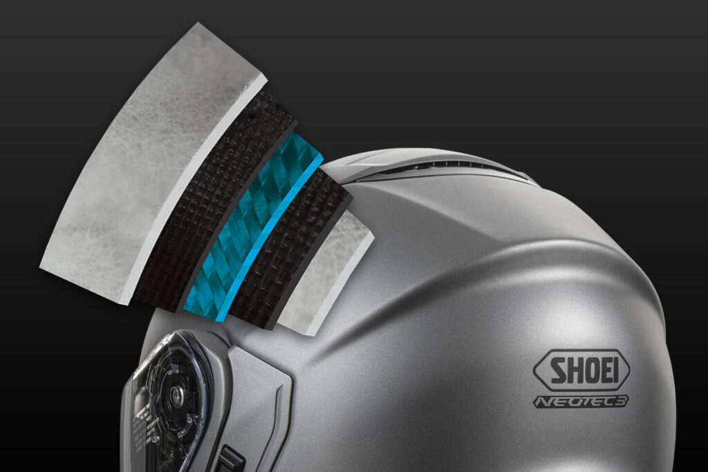 Shoei Neotec 3 Helmet shell layers