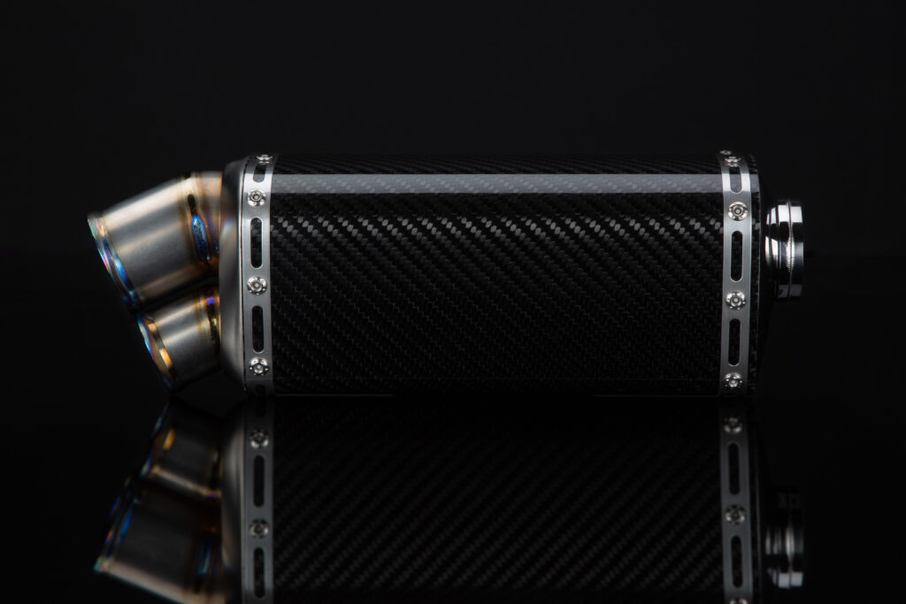 Yoshimura Tri-Oval Dual Titanium Tip Muffler Kit